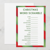 Kerstspel - Niet bewerkbaar - Kaart (Voorkant / Achterkant)