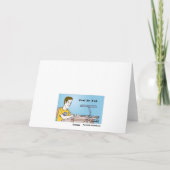 Kerstspel op school feestdagen kaart (Achterkant)