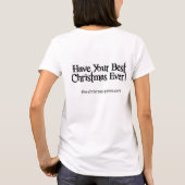 Kerstspel T-Shirt - alleen Label op achterzijde (Achterkant)