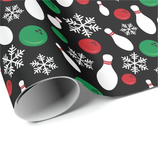 Kerstspelden en Snowflake Cadeaupapier (Rol Hoek)