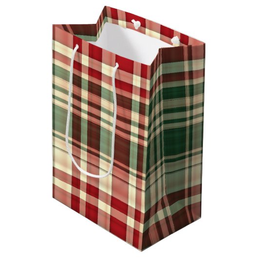 kerstspeldenbank 06-GIFT BAG M Medium Cadeauzakje (Voorkant Gekanteld)