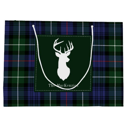 kerstspeldenFeestdagen Clan MacKenzie Tartan Groot Cadeauzakje (Achterkant)