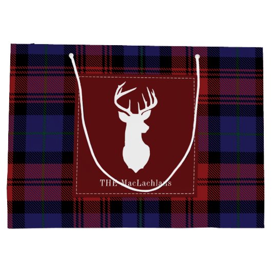 kerstspeldenFeestdagen MacLachlan Tartan Groot Cadeauzakje (Achterkant)