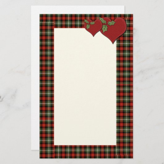 Kerstspeldenkunst Briefpapier (Voorkant / Achterkant)