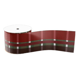 Kerstspeldenstaffels, rood-groene Bourgogne Grosgrain Lint