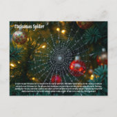 kerstspin briefkaart (Voorkant)