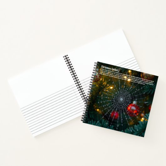 kerstspin notitieboek (Binnen)