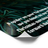 kerstspin perfect poster (Hoek)