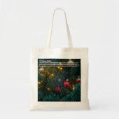 kerstspin tote bag (Voorkant)