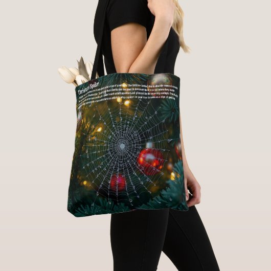 kerstspin tote bag (Dichtbij)