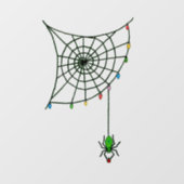 Kerstspin-weblampjes Gothic Raamsticker (Vel)