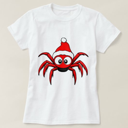 Kerstspinnen T-shirt (Design voorkant)