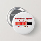 kerstspiraallading ronde button 5,7 cm (Voorkant /achterkant)