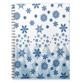 Kerstspiraalvormige Notitieboek Snowflake (Voorkant)