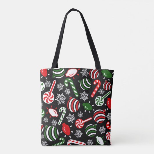 Kerstspiraatpatroon Tote Bag (Achterkant)