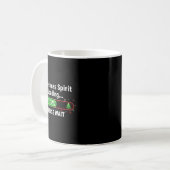 Kerstspirit laad 67 procent Funny Tee Koffiemok (Voorkant links)