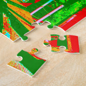 kerstspoorweg legpuzzel (Zijkant)