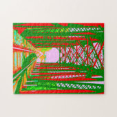 kerstspoorweg legpuzzel (Horizontaal)