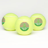 Kerstsport Funny Decks The Balls of Halls Tennisballen (Multi)