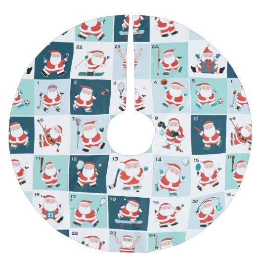 Kerstsport thema Decor Kerstboom Rok (Voorkant)