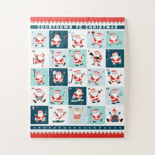 Kerstsporten Adventskalender Legpuzzel