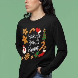 Kerstsprits opvrolijken met gemberkoek Kerstkoekje T-shirt