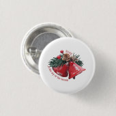 Kerstsprookjes Ronde Badge – Breng de vreugde Button 3,2 Cm (Voorkant /achterkant)