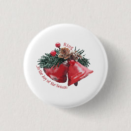 Kerstsprookjes Ronde Badge – Breng de vreugde Button 3,2 Cm