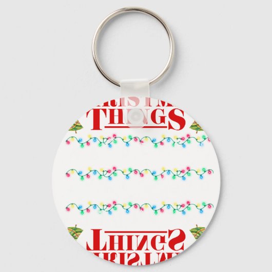 kerstspullen sleutelhanger (Voorkant)