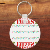 kerstspullen sleutelhanger (Voorkant)