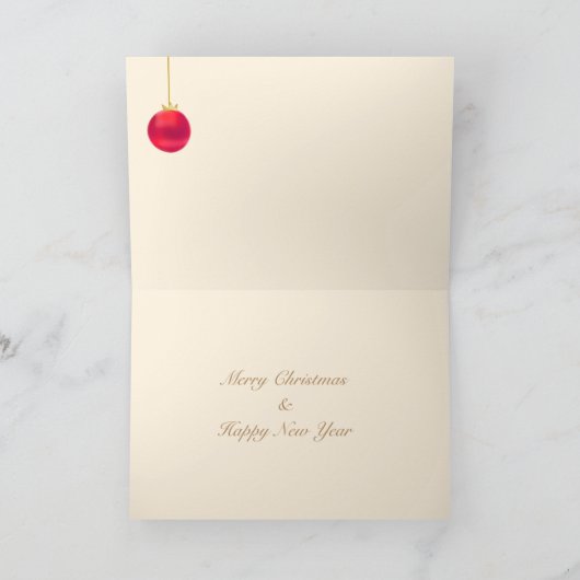 kerststaart kaart (Binnen)