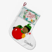 kerststaart, kerstAfrikaanse Elf Grote Kerstsok (Voorkant (Hangend))