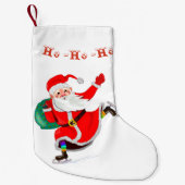 kerststaart kerstman met cadeautjes - Fun Kleine Kerstsok (Voorkant)