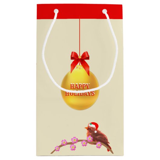 kerststaart klein cadeauzakje (Achterkant)