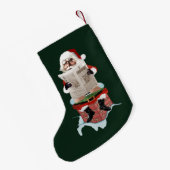 kerststaart met kerstcadeaus "Party pooper" Kleine Kerstsok (Achterkant (Hangend))