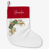 kerststaart, monogrammen kleine kerstsok (Voorkant)