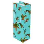 kerststaarten voor Zee Wijn Cadeautas (Voorkant Gekanteld)