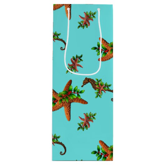 kerststaarten voor Zee Wijn Cadeautas (Voorkant)
