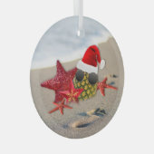 kerststaartroep glas ornament (Voorkant Rechts)