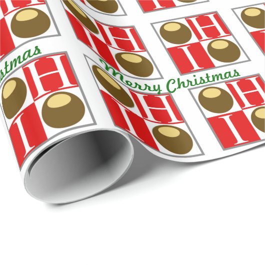 Kerststaat Ohio Buckeye Nut Wrapping Paper Cadeaupapier (Rol Hoek)