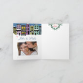 Kerststad ~ Kaart met FOTO INSERT (Binnen)