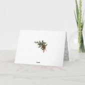 Kerststad kerstkaart feestdagen kaart (Achterkant)