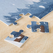 Kerststad Legpuzzel (Zijkant)