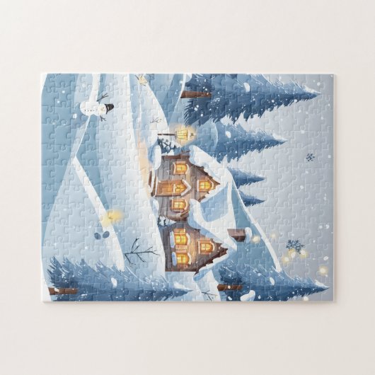 Kerststad Legpuzzel (Horizontaal)