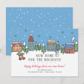 Kerststad Nieuw startpunt voor de Feestdagen Kerst Kaart (Voorkant / Achterkant)