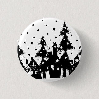 Kerststad Ronde Button 3,2 Cm