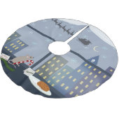 Kerststadmuis Kerstboom Rok (Gekanteld)