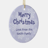 Kerststaffordshire Bull Terrier (bericht toevoegen Keramisch Ornament (Rechts)