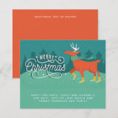 Kerststage persoonlijke jaarbrief (Voorkant / Achterkant)