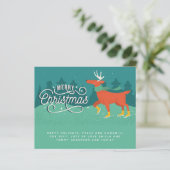 Kerststage persoonlijke jaarbrief (Staand voorkant)